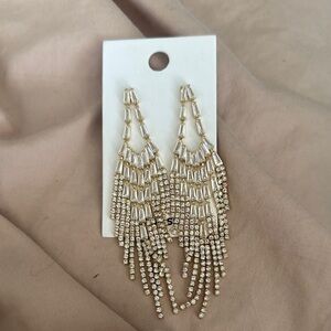 Elegant Gold Dangle Earrings